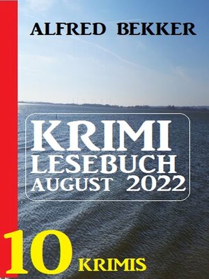 cover image of Krimi Lesebuch August 2022